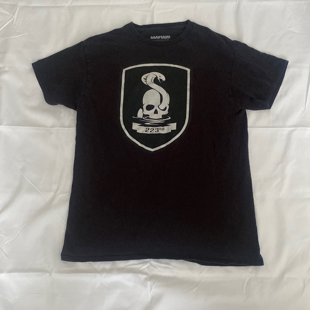 Mafia III 223rd Infantry Black T-Shirt